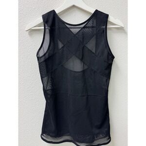 KYMARO Womens Black Mesh New Body Shaper Tank Top XL Posture Support